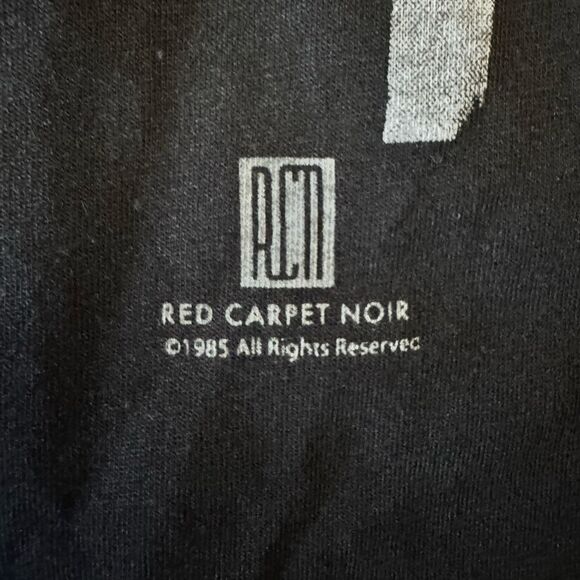 New Red Carpet Noir Jim Morrison X Ray Skeleton Black & White Raglan Size XL - Picture 4 of 6